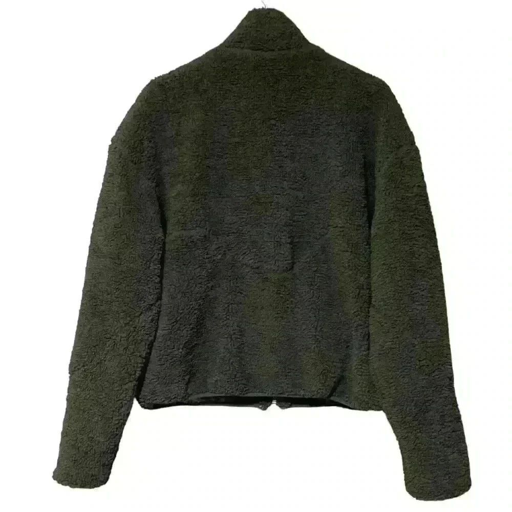 Reternity Olive Zip Jacket S Nwt Drop Shoulder Decorative Stitching Streetwear — image 4 of 8